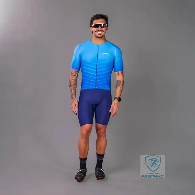 Macaquinho Triathlon Com Manga  Woom 140 Masculino Ii