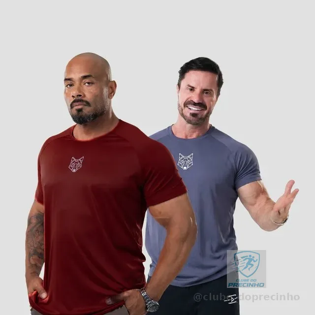 Kit 2 Camisetas Masculina Dry Alpha