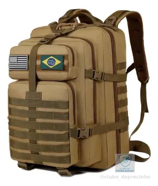 Mochila Tática Impermeável Militar Reforçada Grande 50litros
