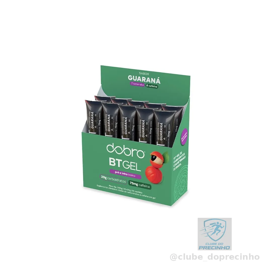 BT Gel - Beterraba com Guaraná e Cafeína (10un x 30g)