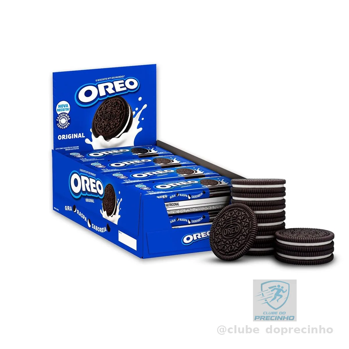 Biscoito Recheado Oreo Original - Display com 8 unidades de 36g