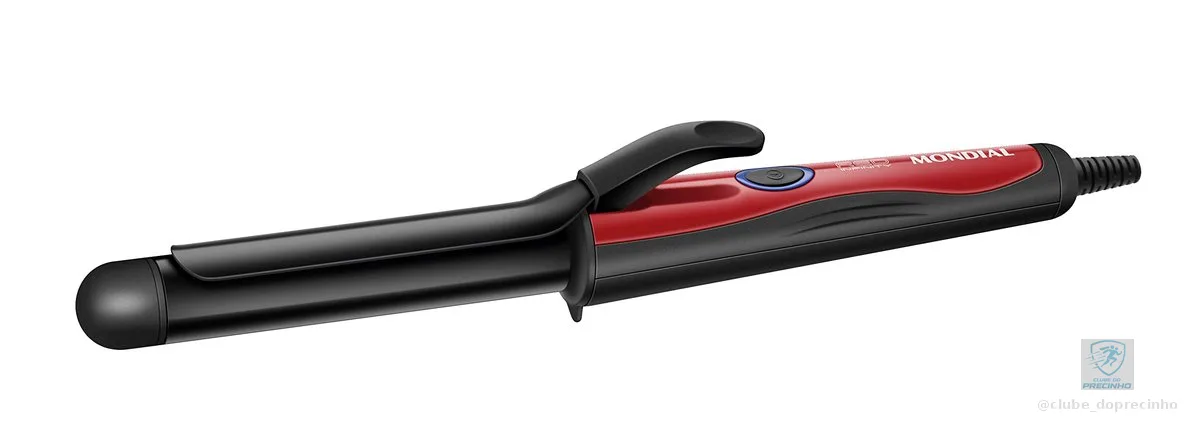 MONDIAL Modelador de Cachos, Preto/Vermelho, Bivolt - EM-12