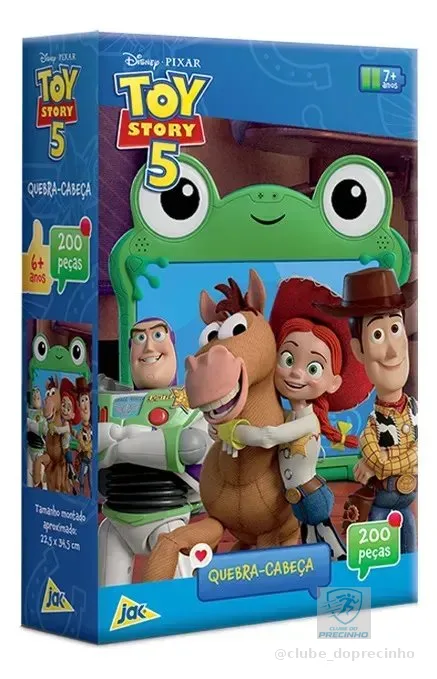 Toyster - Disney: Toy Story 5 - Quebra-cabeça 200 Peças - JAK