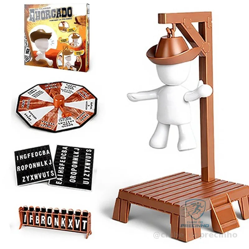 Jogo da Forca Magnético Com Boneco Interativo Multikids