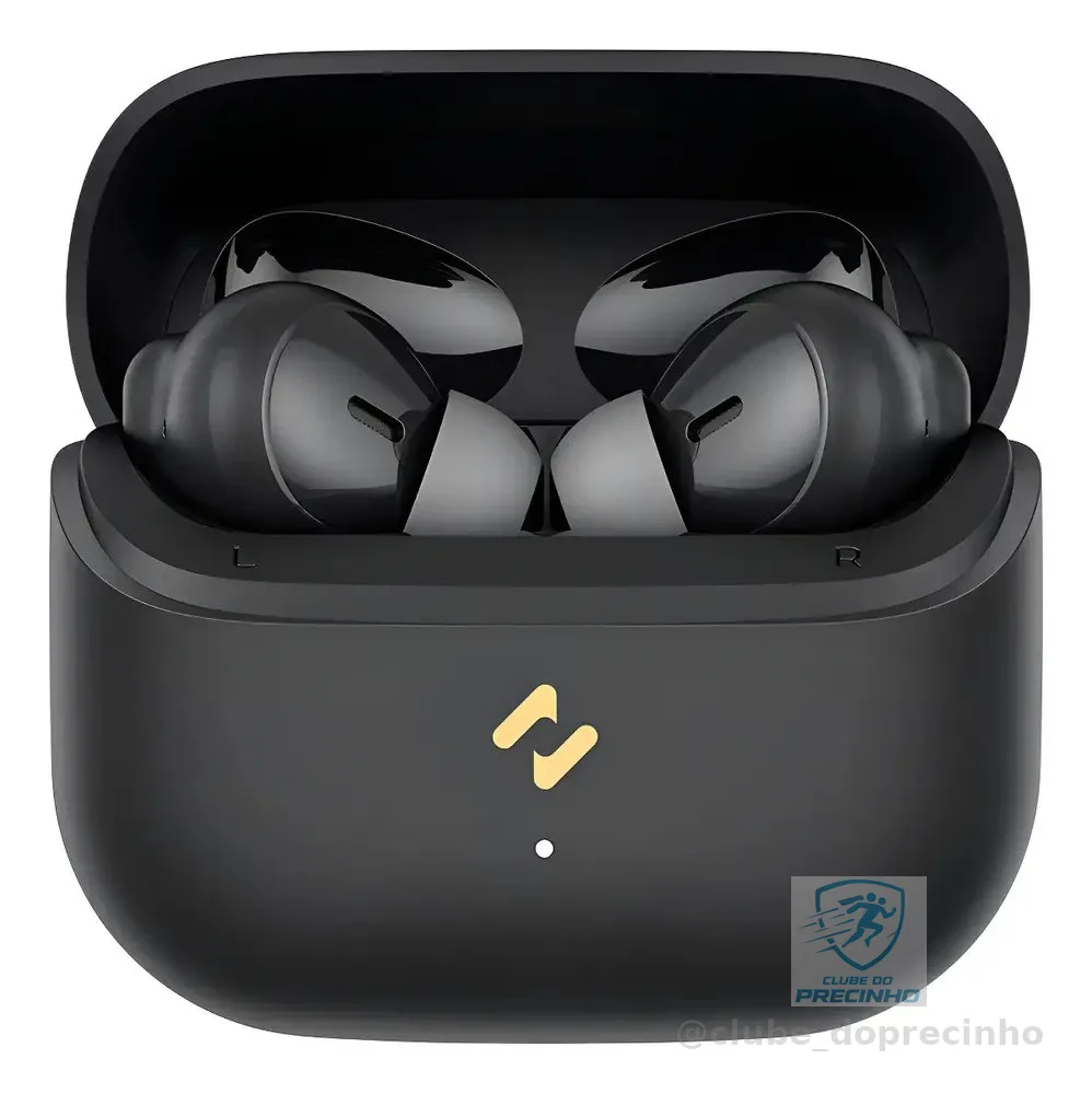 Fone De Ouvido Sem Fio Havit Tw982 ENC, Bluetooth 5.4, 33h Bateria, Resistência IPX4 contra respingos, Cancelamento de Ruído com IA, Cor Preto