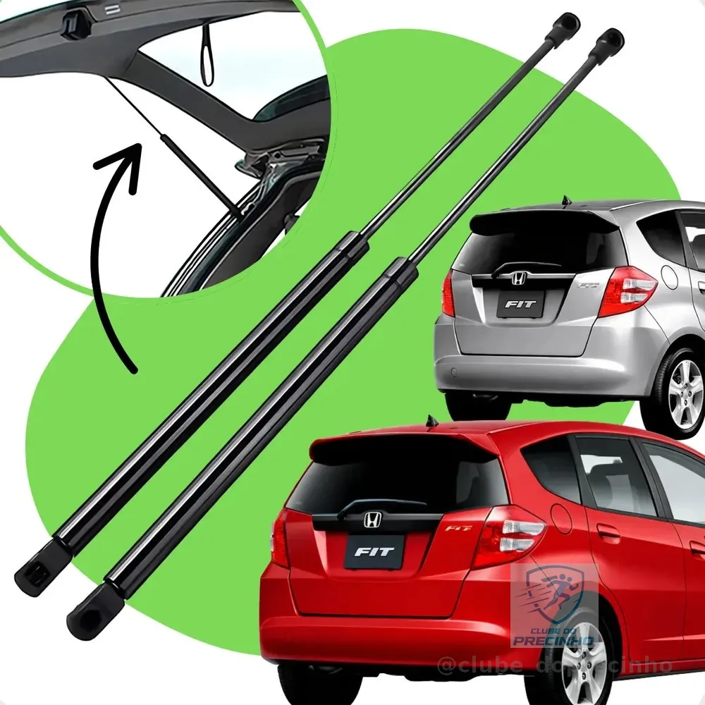 Par Amortecedor Porta Malas Tampa Traseira Honda Fit 09 A 14