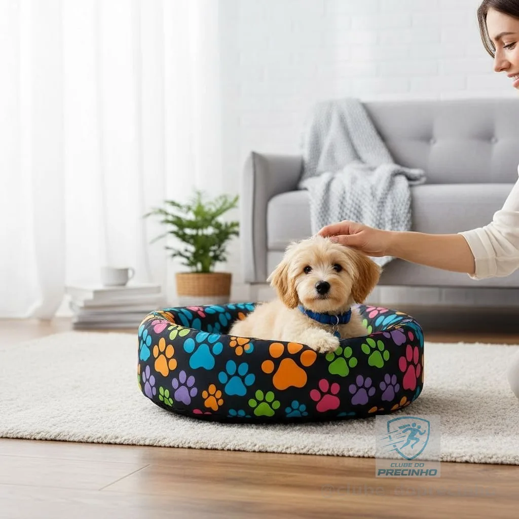 Cama Pet para Cachorro e Gato (Redonda 50cm) Petshop