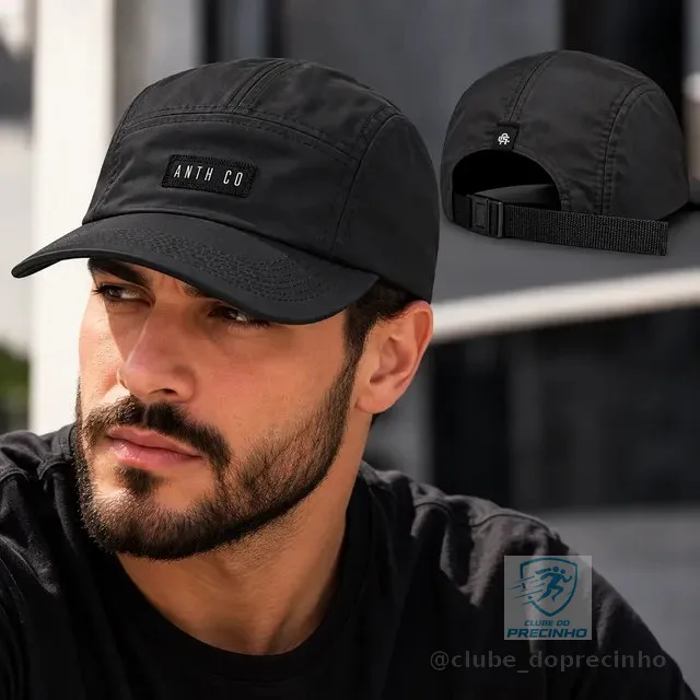 Boné Anth Co. Aba Curva Original Basic Top Five Panel