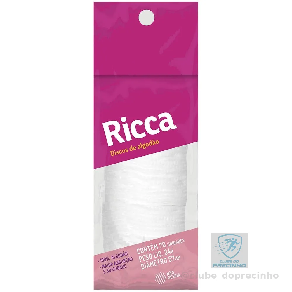 Ricca Disco de Algodão