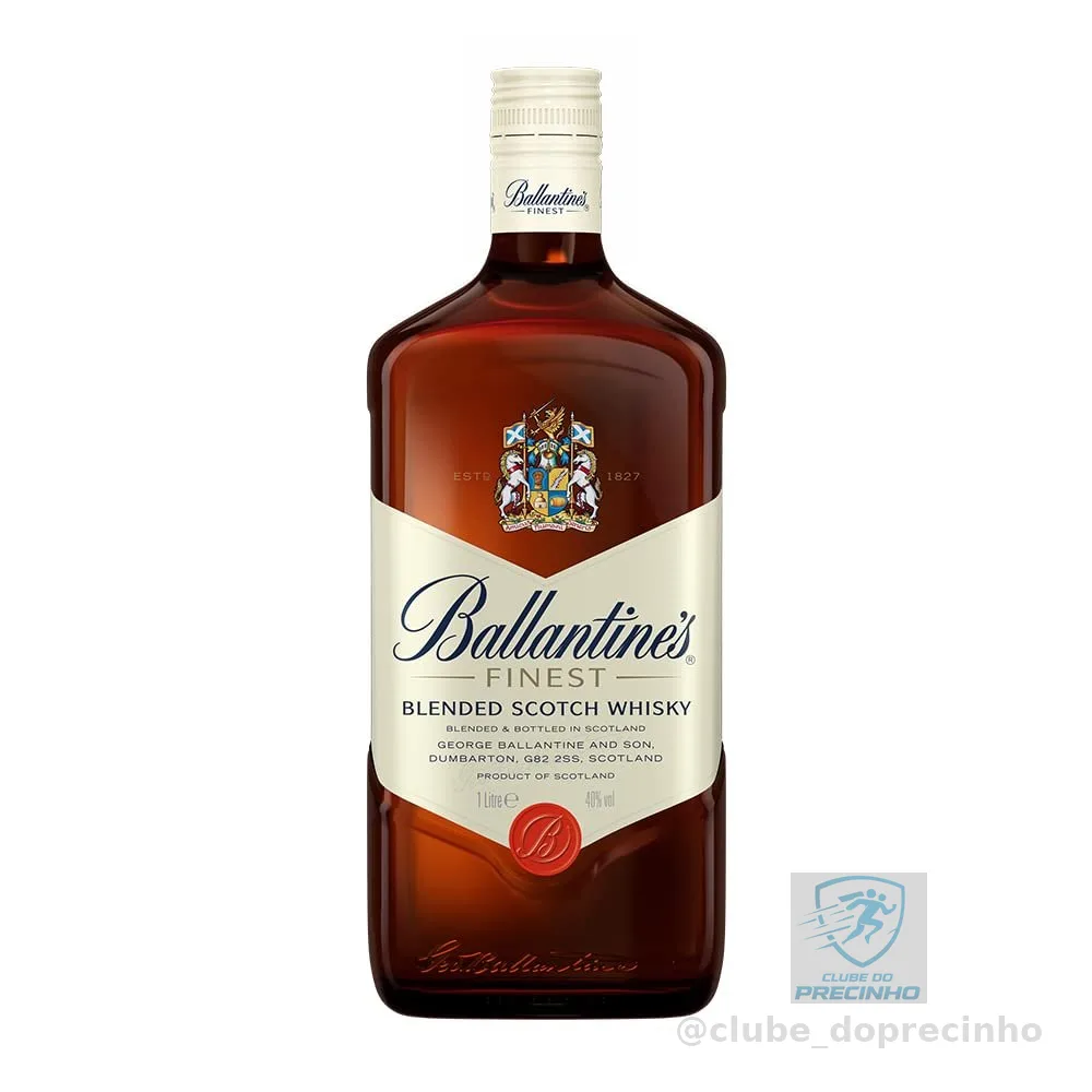 Whisky Ballantine's Finest Blended Escocês - 1 Litro