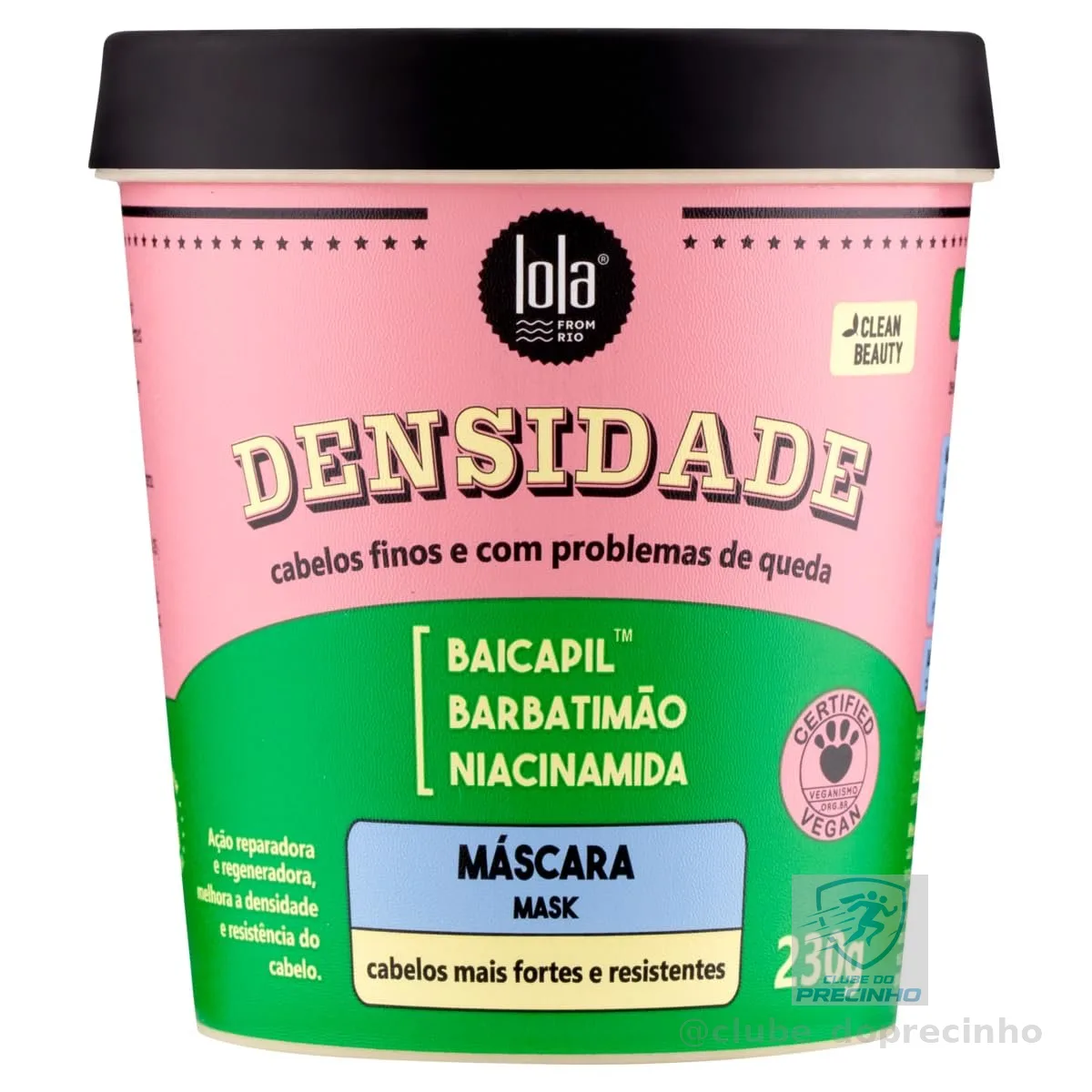 Densidade Máscara Capilar 230g , Lola Cosmetics