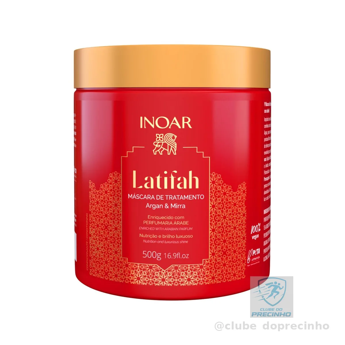 Inoar, Latifah Máscara Argan E Mirra 500g