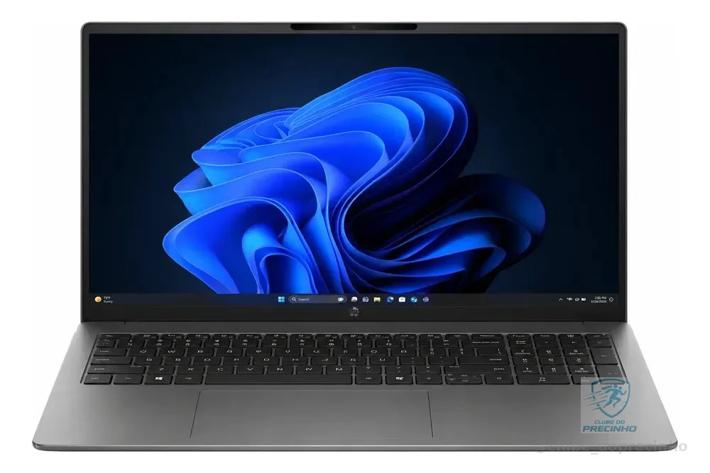 Notebook Hp 200 G2i Core 5 16  Graphics 256gb 16gb W11 Home Prateado