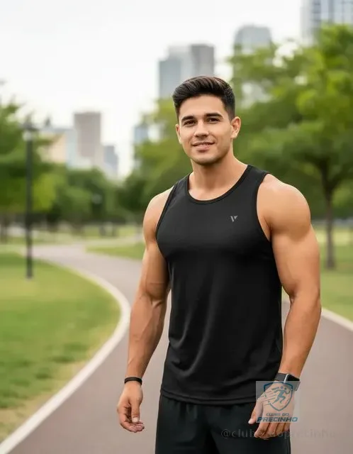 Regata Dry Fit Uv Camiseta Masculina Academia Treino Voker