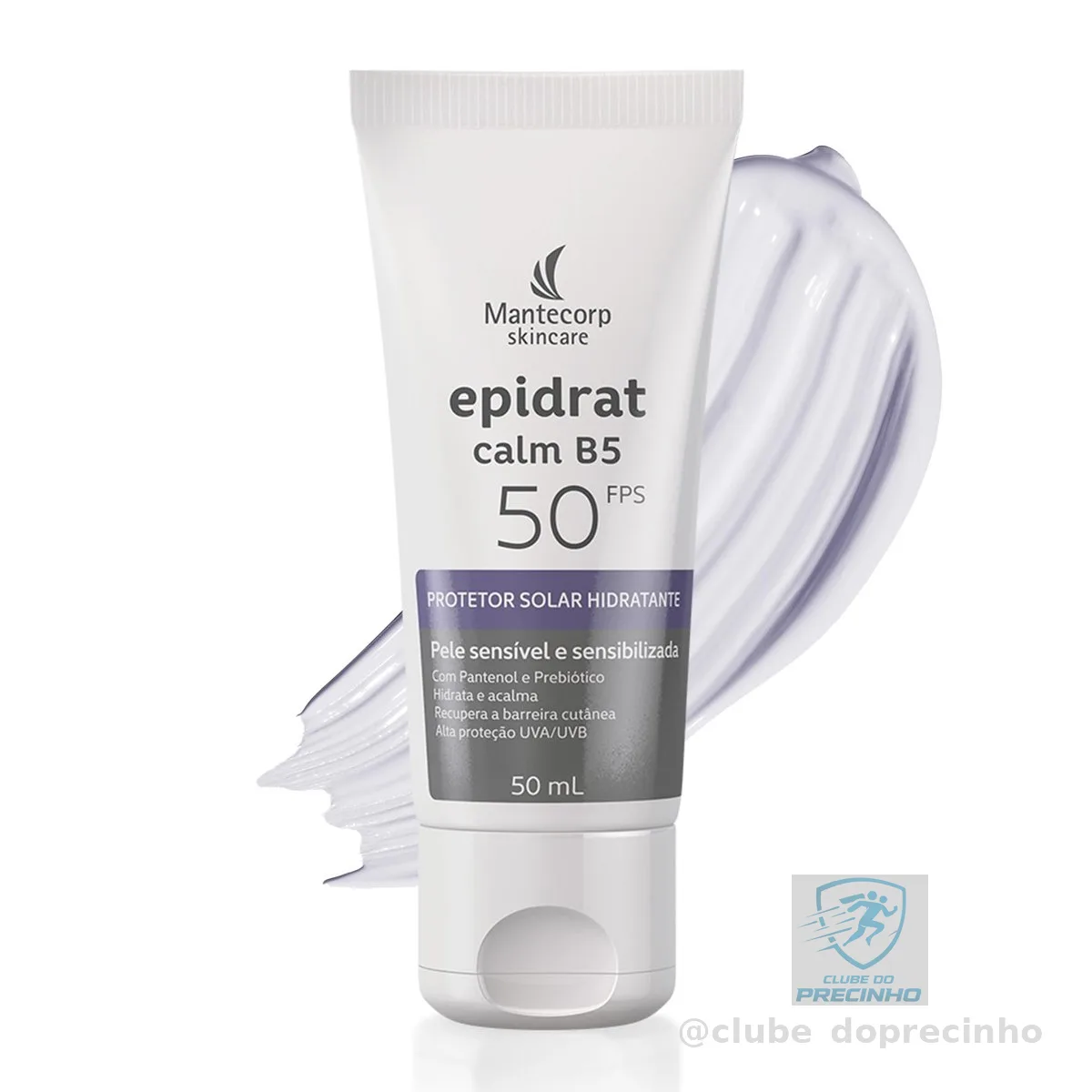 Protetor Solar Hidratante Epidrat Calm B5 FPS50 50ml