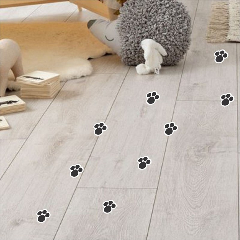 Adesivos Patinha de Coelho Caça aos Ovos de Páscoa - Recortado e Pronto pra Colar 