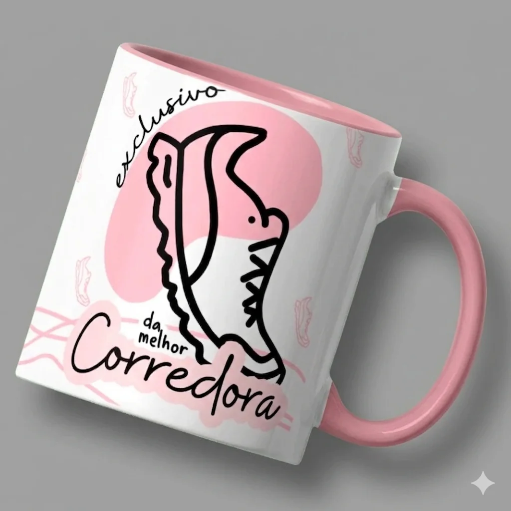 Caneca Personalizada e Exclusiva da Melhor Corredora
