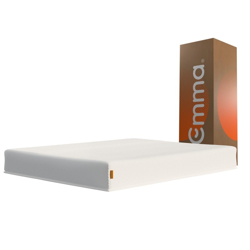 Colchão Queen Emma Basics 17 cm - 158x198 cm Espuma D28 17cm com Tecnologia Alemã, Firmeza Ideal, Suporte Confortável, 100 Noites de Teste e 5 Anos de Garantia