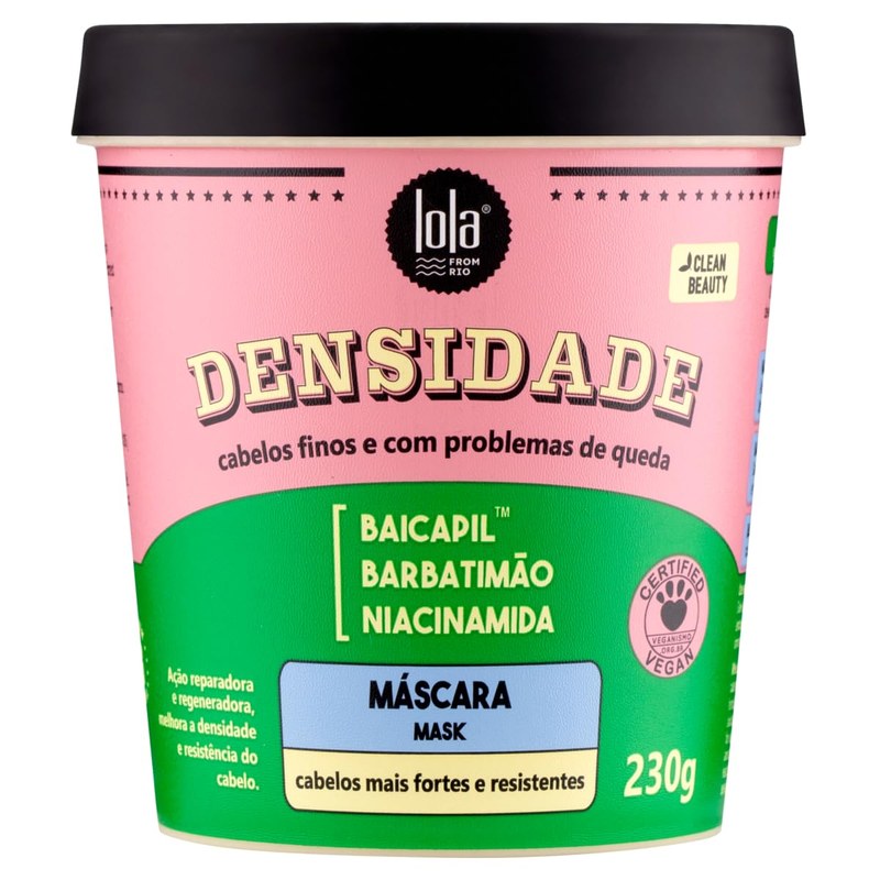 Densidade Máscara Capilar 230g , Lola Cosmetics