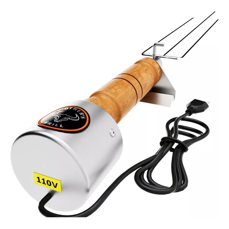 Espeto Giratório Elétrico 110volts Brothers Grill® Churrasco