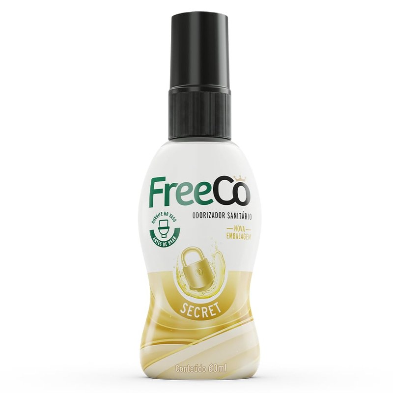 Freecô Bloqueador De Odores Sanitários - Secret 60ml
