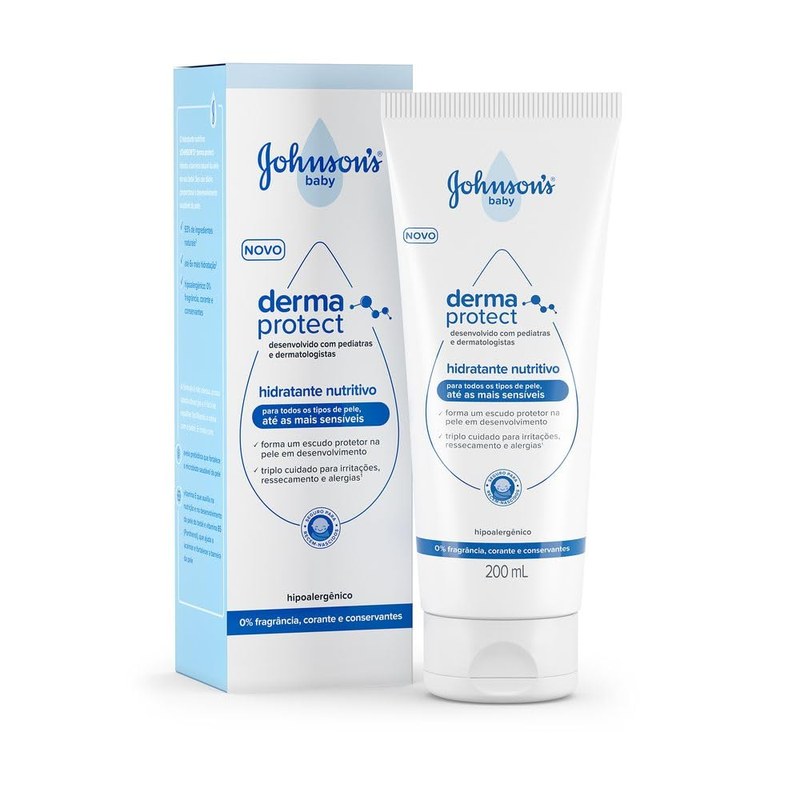 Hidratante Nutritivo Derma Protect JOHNSON'S® Baby 200mL