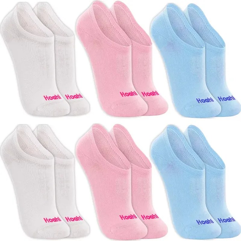 Kit 6 Pares Meias Hoahi Sapatilha Cano Curto Baixo Atacado