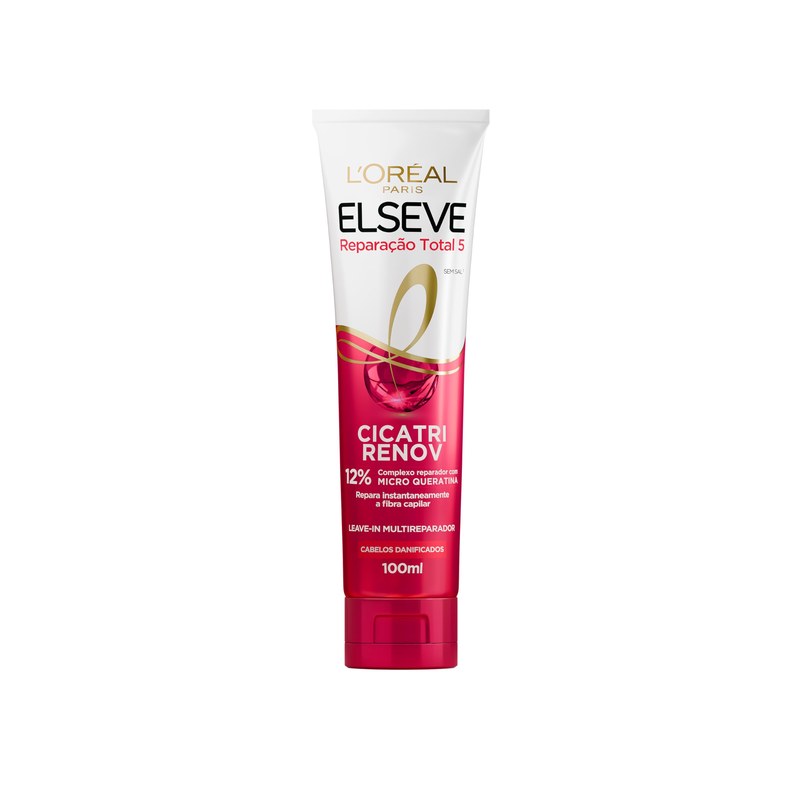 Leave-In L'Oréal Paris Elseve Reparação Total 5 Cicatri Renov,  100ml