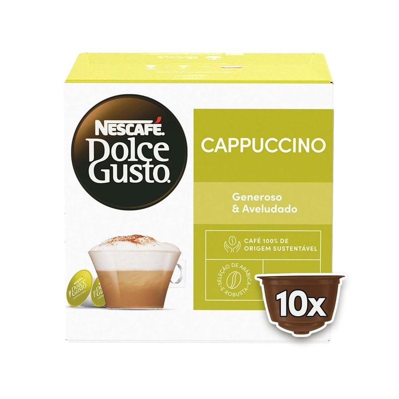 NESCAFÉ DOLCE GUSTO Café em Cápsula Cappuccino 10 Cápsulas