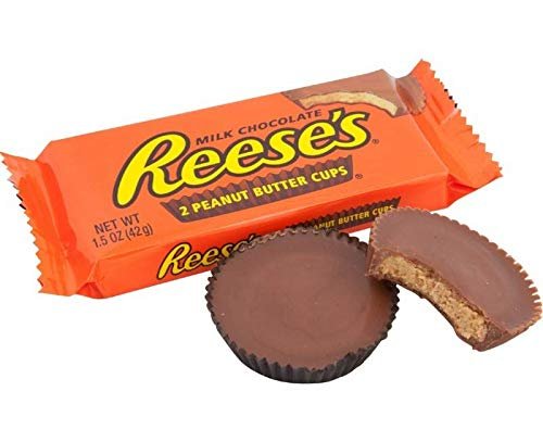 Reese's Peanut Butter Cups - Hersheys - Chocolate ao Leite & Manteiga de Amendoim - Importado dos Estados Unidos