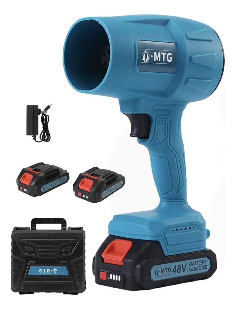 Mtg Soprador De Ar Elétrico Portátil Turbo 1050w Azul-aço 220v