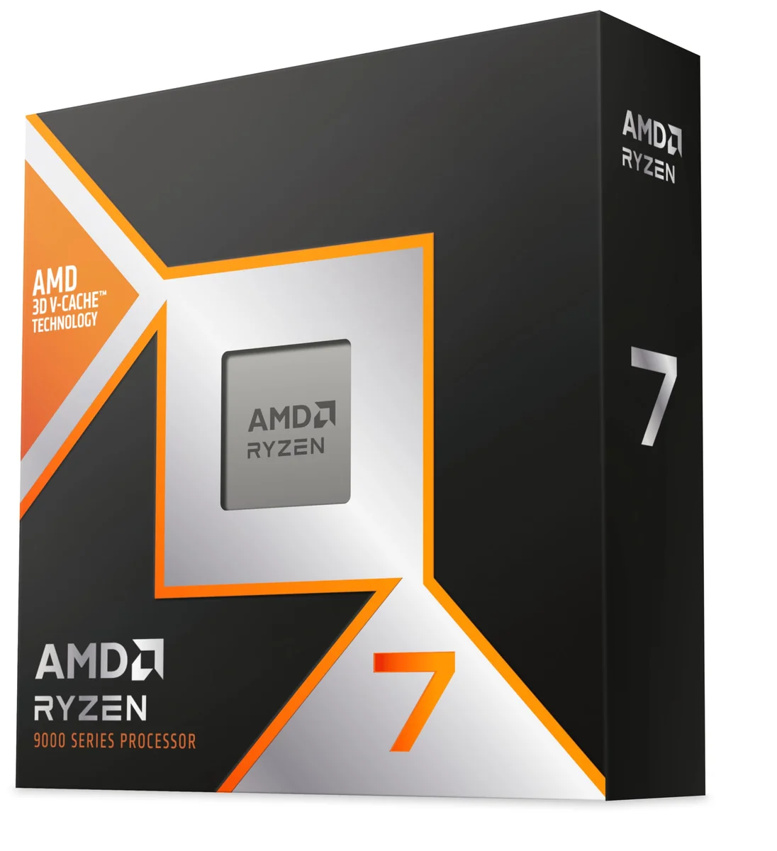 Processador AMD Ryzen 7 9800X3D (AM5/ 8 Cores/ 16 Threads/ 5.2 GHz/ 104Mb Cache/Radeon Graphics/Sem cooler)