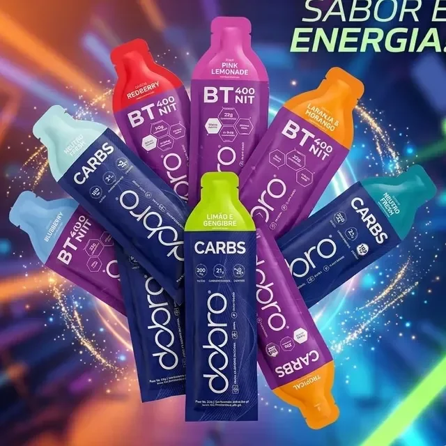Gel De Carboidrato Dobro Carbs Bt400 - Sortidas - Kit 10 Un