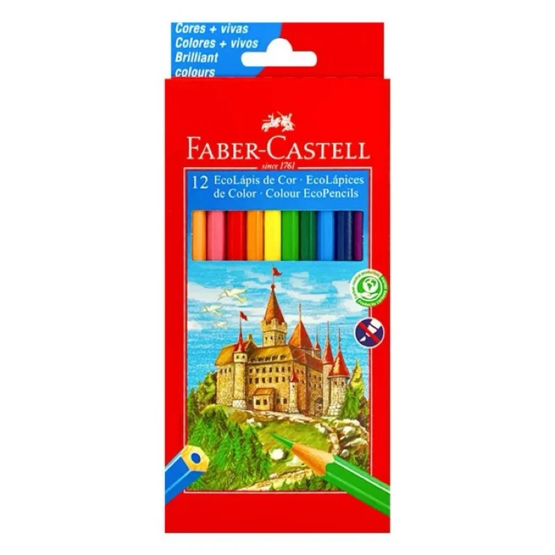 Lápis de Cor Faber-Castell 12 cores