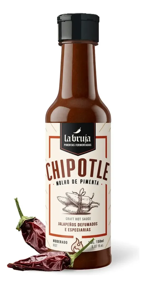 Molho De Pimenta Chipotle Labruja 150ml - Jalapeno Defumado