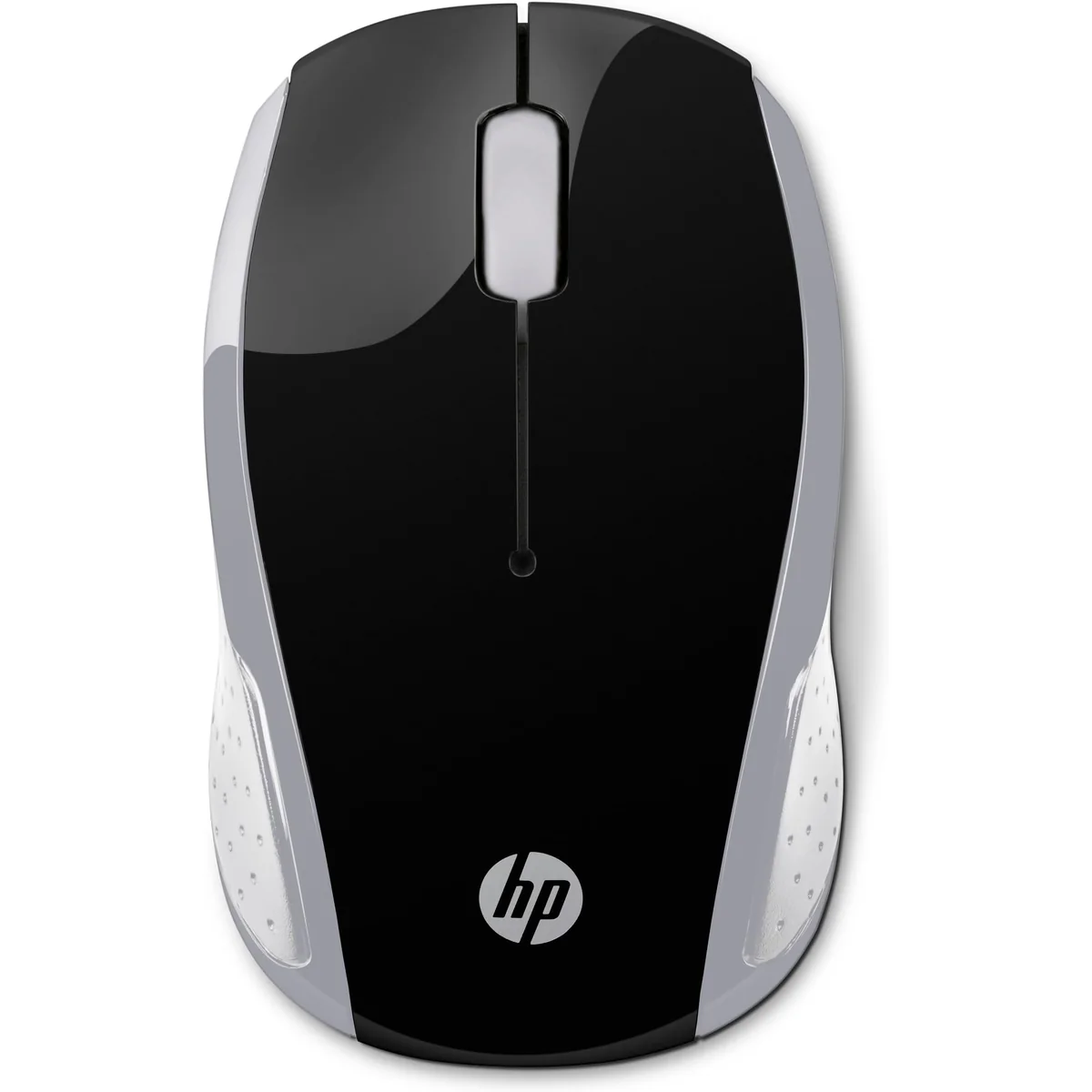 Mouse sem Fio HP 200 Oman - com Sensor Óptico de até 1000 DPI, Ambidestro, Conexão Wireless com Receptor Nano de 2.4GHz e até 10 m de Distância, Prata (2HU84AA)
