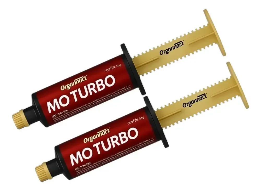 Kit 2 Seringas Organnact Mo Turbo 80g 56ml Suplemento Equino