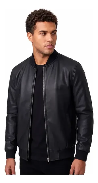 Jaqueta Masculina Courino Ecológico Motoqueiro Inverno Frio