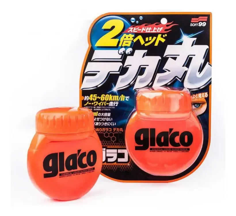 Glaco Big 120ml - Cristalizador Vidros Repele Água - Soft99