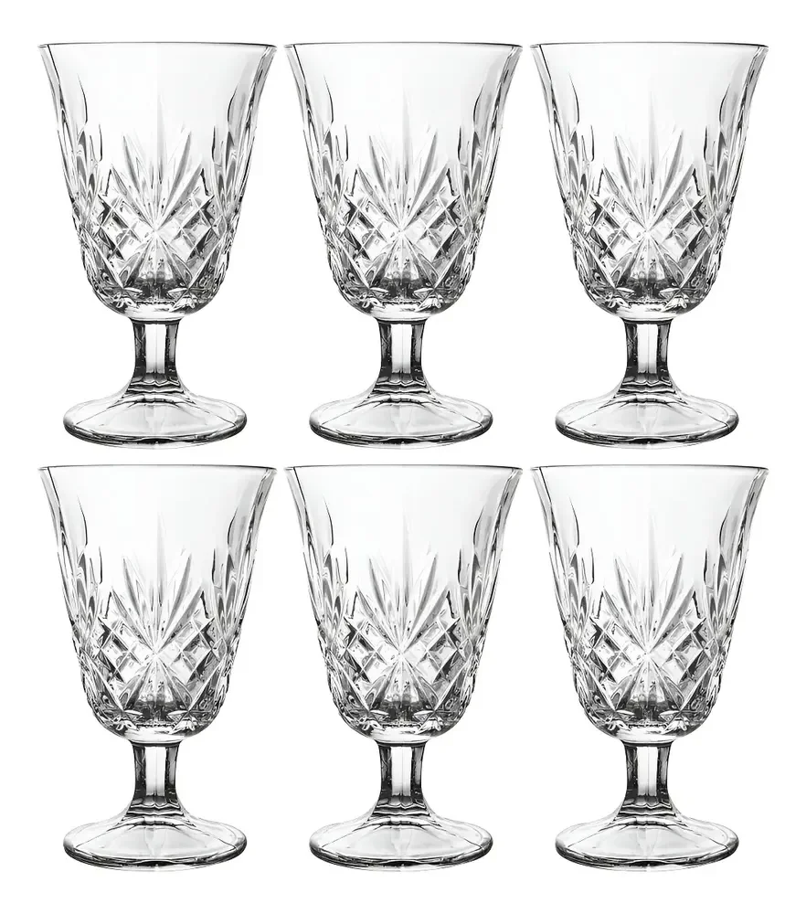 Conjunto De 6 Taças Para Água 250ml Dublin 7069 Lyor