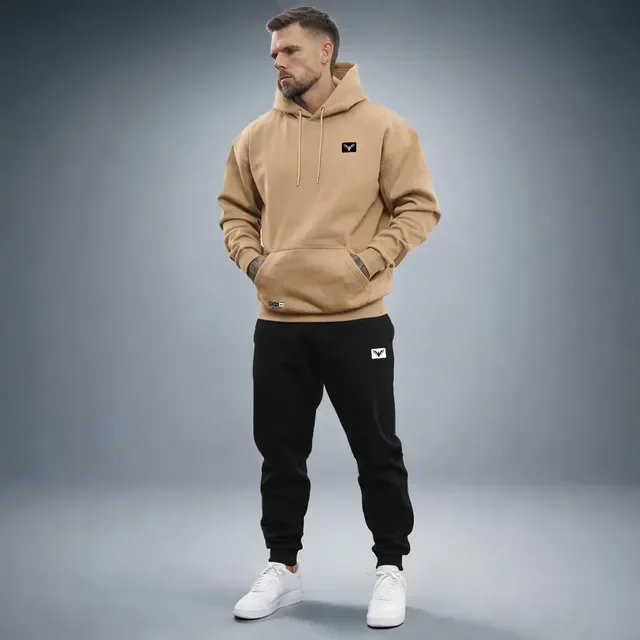 Conjunto De Moletom Polo Calça + Blusa De Frio Kit Masculino