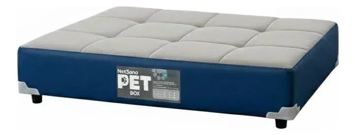 Cama Pet Netsono Cinza/azul 100x80x19cm