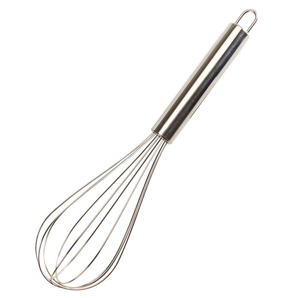 Bate Clara Fouet de Inox 26cm Batedor Inox Confeitaria Fouet Batedor Manual em Inox 26cm