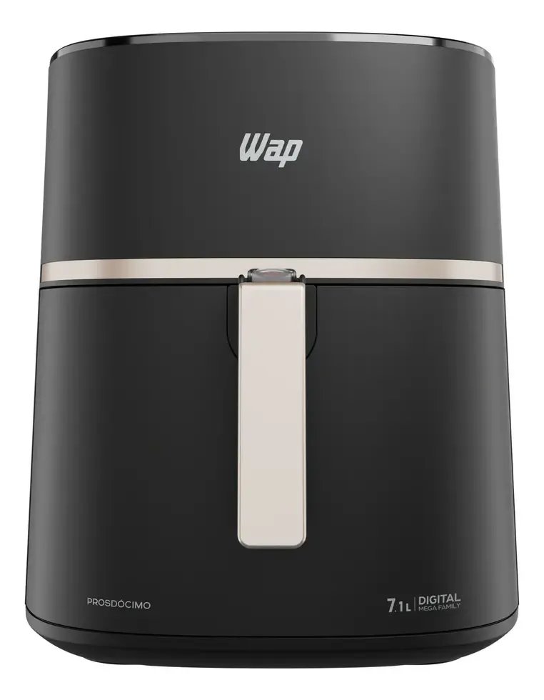 Fritadeira Airfry S/ Óleo Wap Mega Digital 7.1 L 1700w 220v Preto, Cinza E Champagne 220v