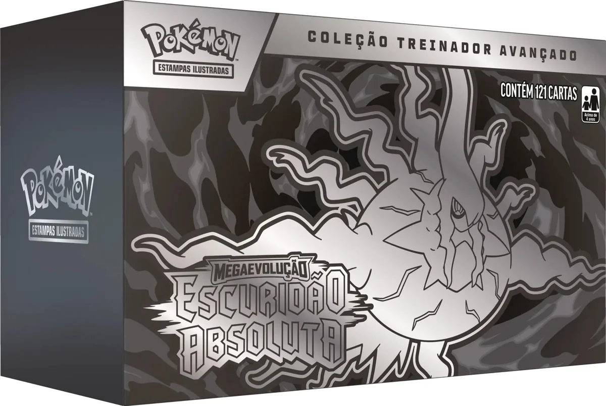 Pokémon TCG: Mega Evolução - Escuridão Absoluta - Advanced Trainer Box - Português, Jogo de Cartas