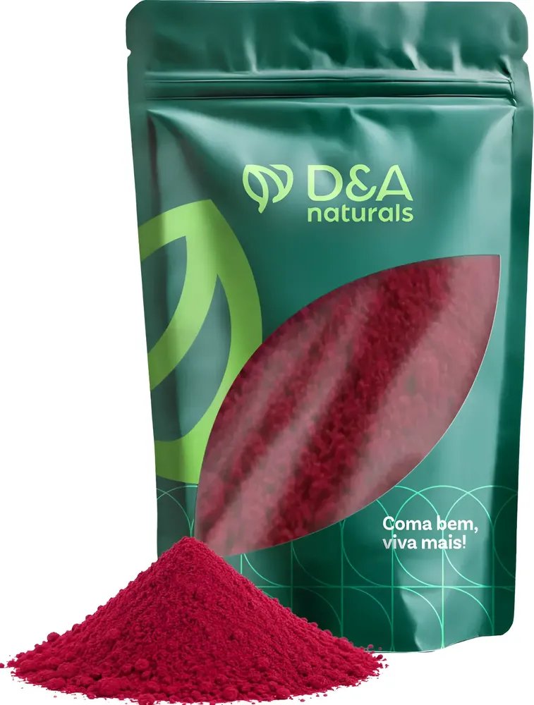 Beterraba Em Pó 100% Pura Premium 500g