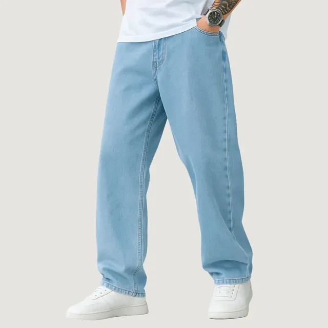 Calça Balão Calca Jeans Masculina Bag Boca Larga Streetwear