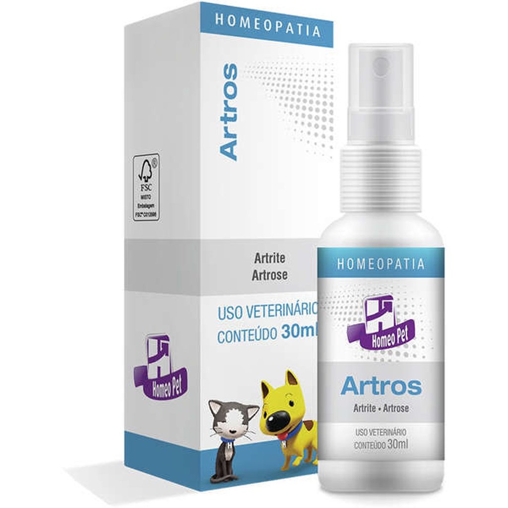 Artros Homeopatia Homeo Pet Real H - 30ml