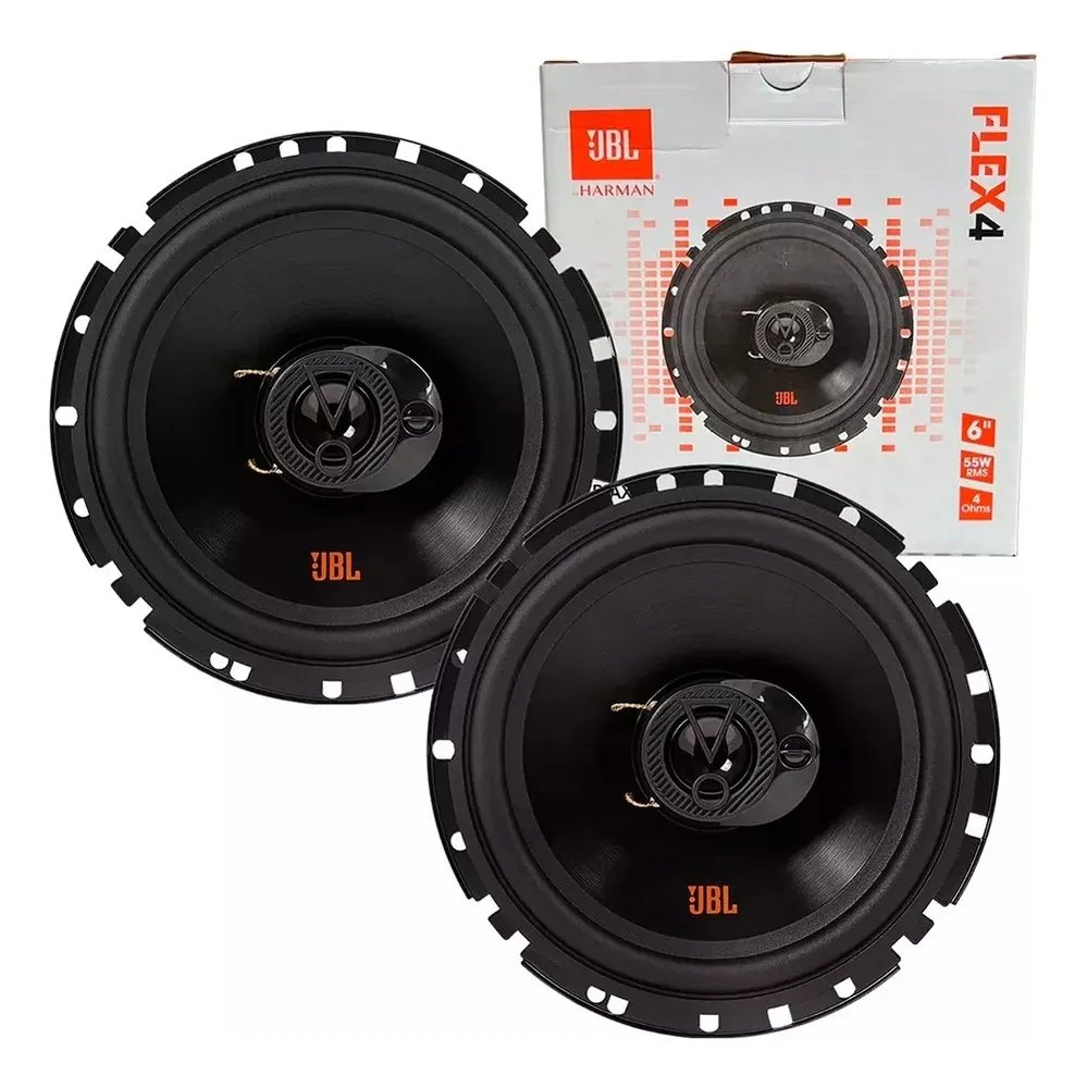 Alto Falante Jbl Triaxial 6trfx55 Flex4 110w Totais Cor Preto