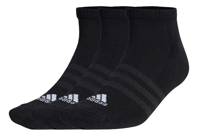 Meias Amortecidas Cano Baixo 3 Pares adidas